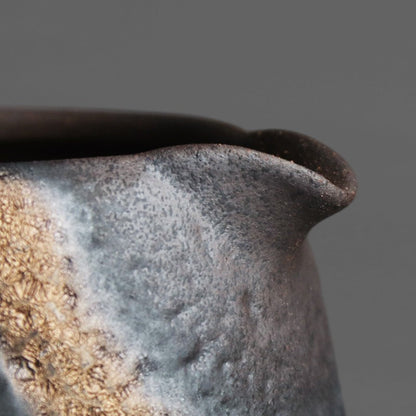 Fair Cup Japanese Stone Texture Ceramic Pitcher 255ml Tea