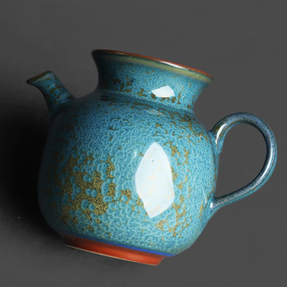 Jun Kiln Ceramic Fair Cup | Jade Blue Tianmu Glaze