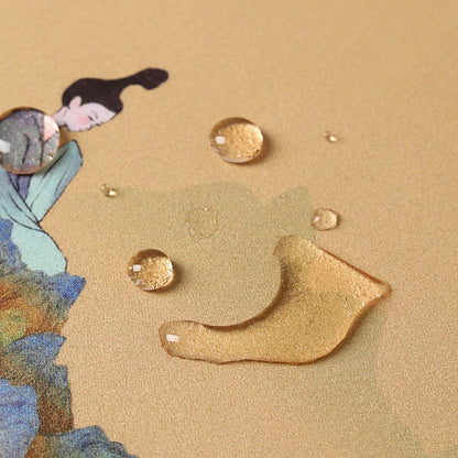 Velvet Tea Table Runner | Chinese Landscape Painting Mat