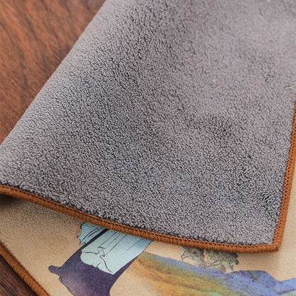 Velvet Tea Table Runner | Chinese Landscape Painting Mat
