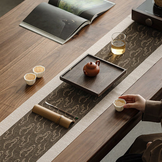 Auspicious Cloud Tea Table Mat | Japanese Tea Ceremony