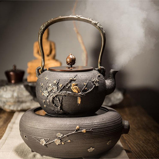 Cast Iron Teapot Set with Induction Cooker – Magpie Plum