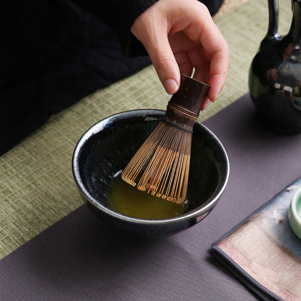 Matcha Tea Set Jianzhan Tenmoku | Travel Case 10-Piece