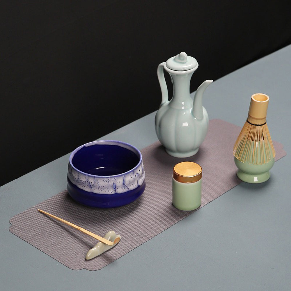 Matcha Tea Set with Travel Bag – Chawan, Bamboo Whisk & Teapot