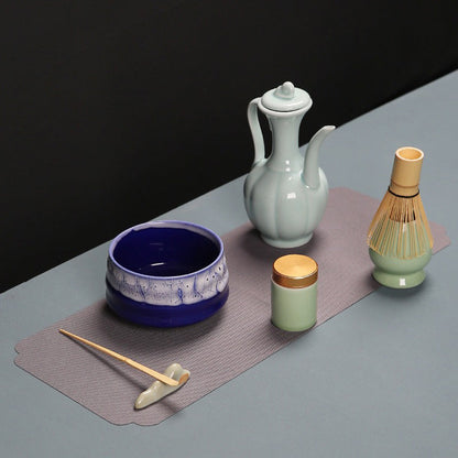 Matcha Tea Set with Travel Bag – Chawan, Bamboo Whisk & Teapot