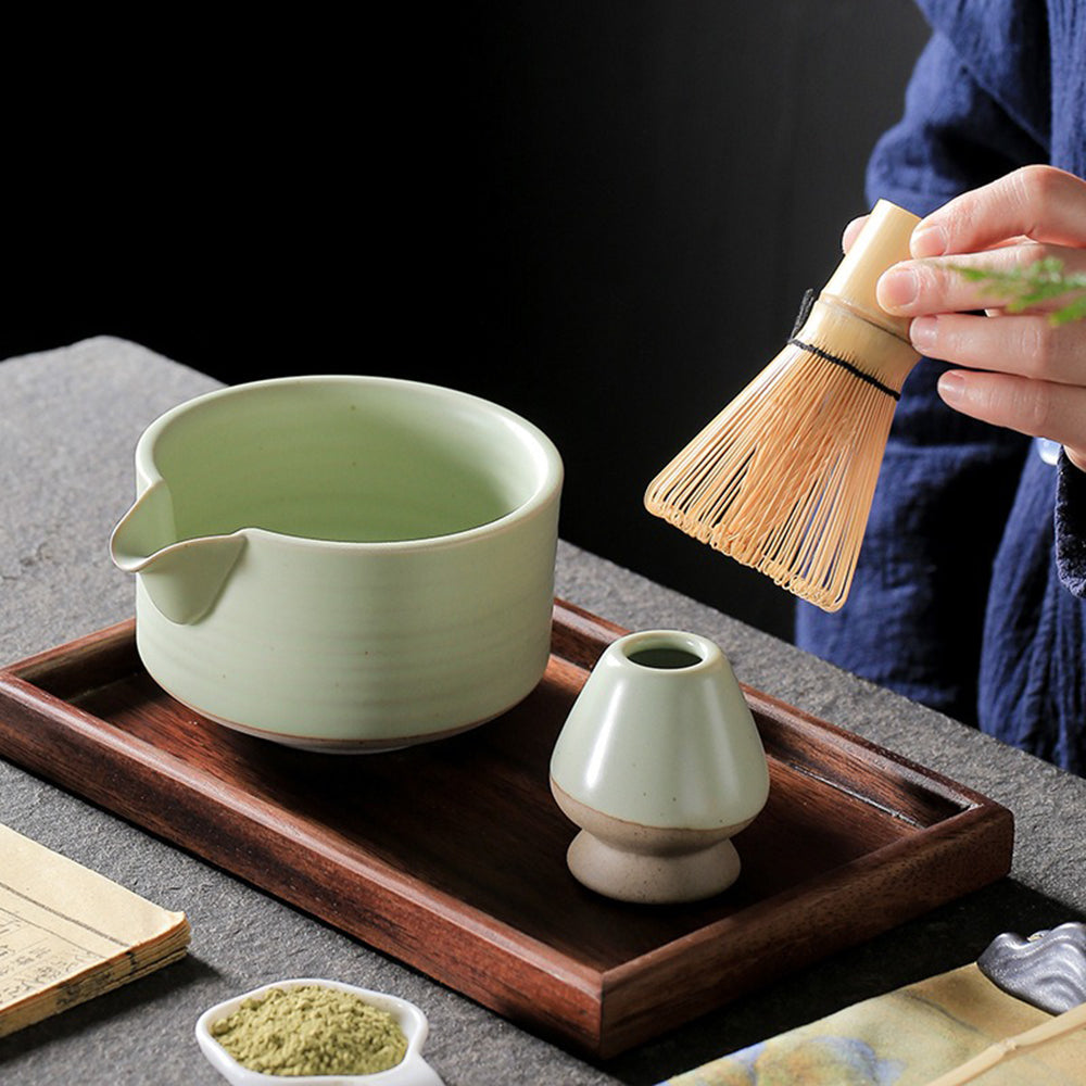 Matcha Tea Set Ruyao Ceramic Chawan Bowl Whisk 7-Piece Kit