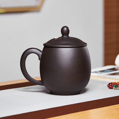 Color Changing Tea Cup – Yixing Purple Clay Plum Blossom 460ml