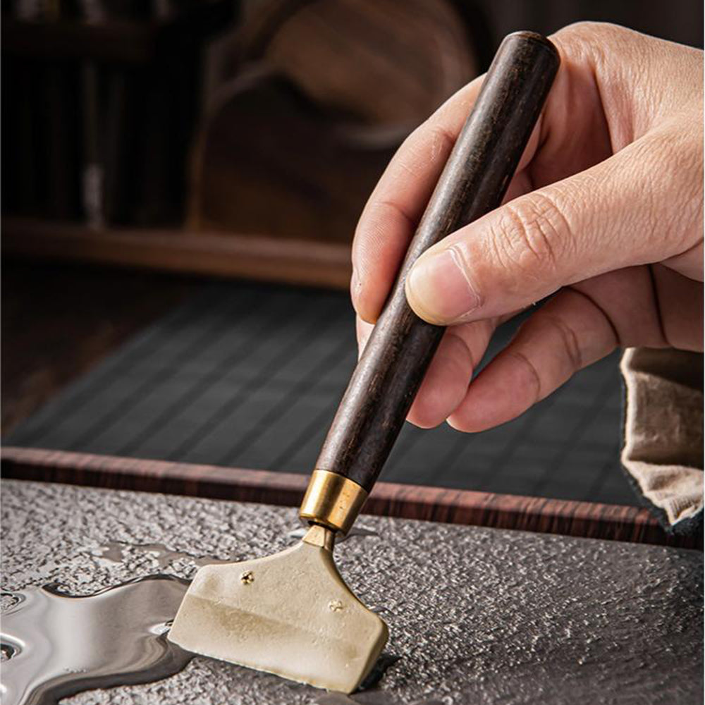 Tea Utensils Set Walnut Wood | 6-Tool Kit & Coasters