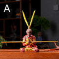 Wukong Ceramic Tea Pet Black Myth Colored Glaze 3 Styles