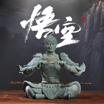 Wukong Sandstone Tea Pet Ornament Black Myth S/M/L