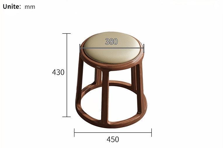 Walnut Tea Table 3-Mode Extendable Rotating with Induction Cooker
