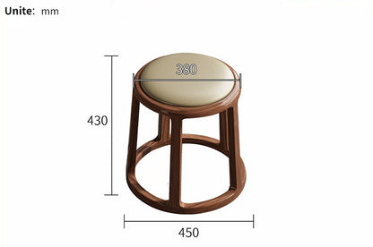 Walnut Tea Table 3-Mode Extendable Rotating with Induction Cooker