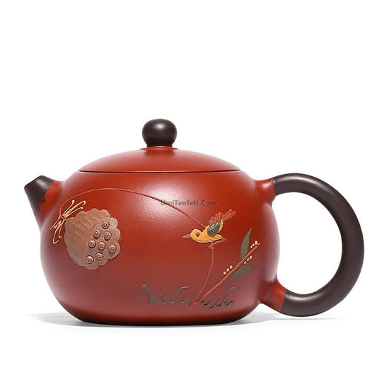 Xi Shi Teapot Dahongpao Red Clay Yixing Zisha Lotus 200ml