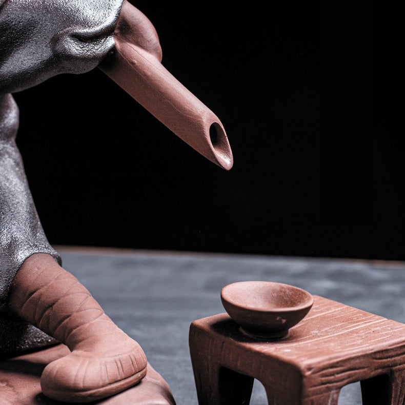 Tea Strainer & Fair Cup Set Monk Zisha – Gongfu Loose Leaf