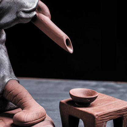 Tea Strainer & Fair Cup Set Monk Zisha – Gongfu Loose Leaf