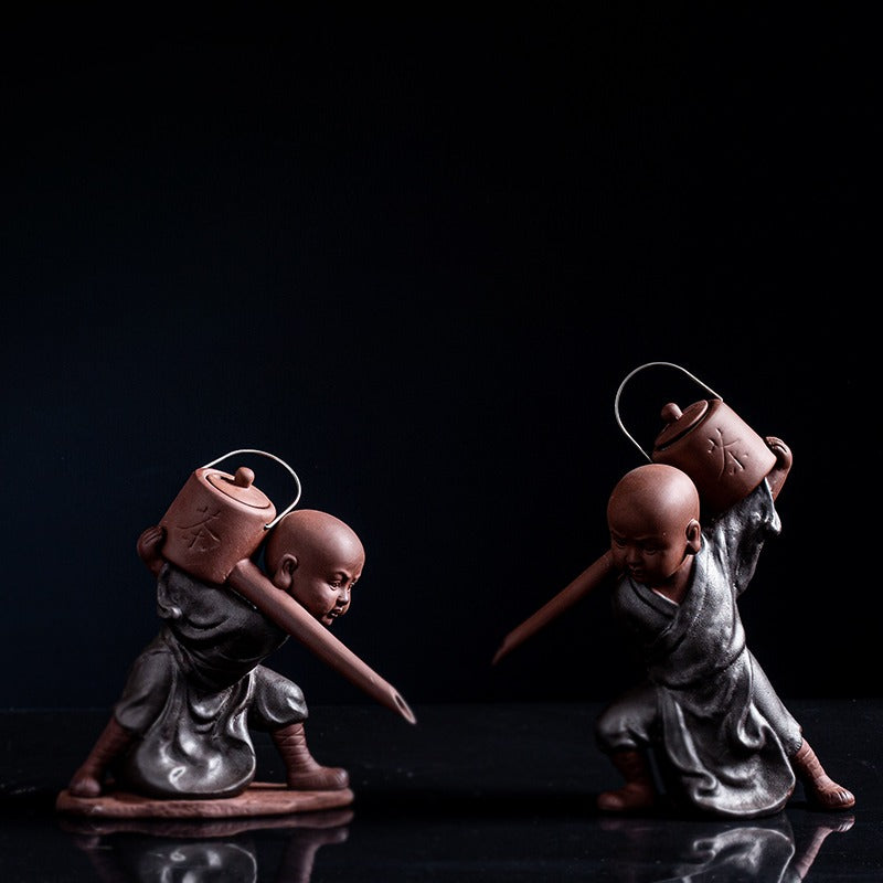 Tea Strainer & Fair Cup Set Monk Zisha – Gongfu Loose Leaf