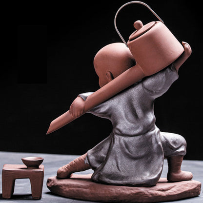 Tea Strainer & Fair Cup Set Monk Zisha – Gongfu Loose Leaf