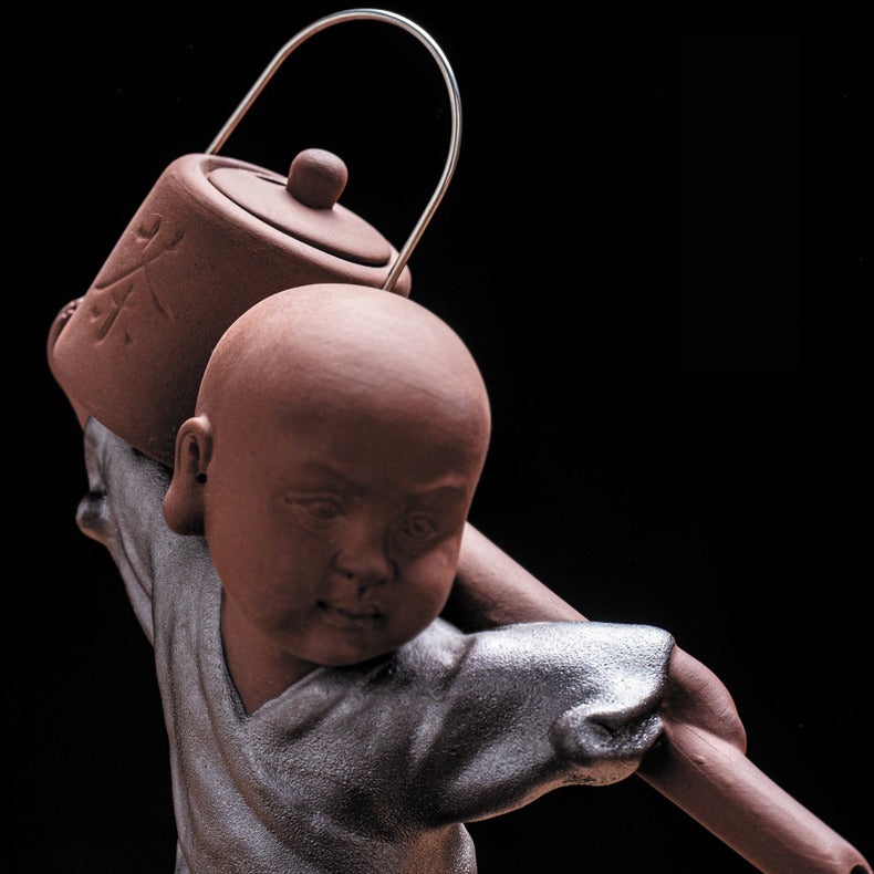 Tea Strainer & Fair Cup Set Monk Zisha – Gongfu Loose Leaf