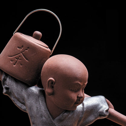 Tea Strainer & Fair Cup Set Monk Zisha – Gongfu Loose Leaf