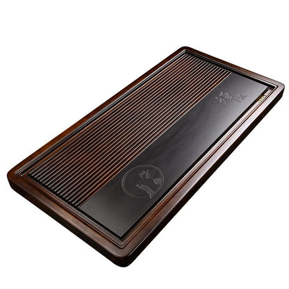 Bamboo Tea Tray Gongfu Tea Board with Drainage 70x30cm