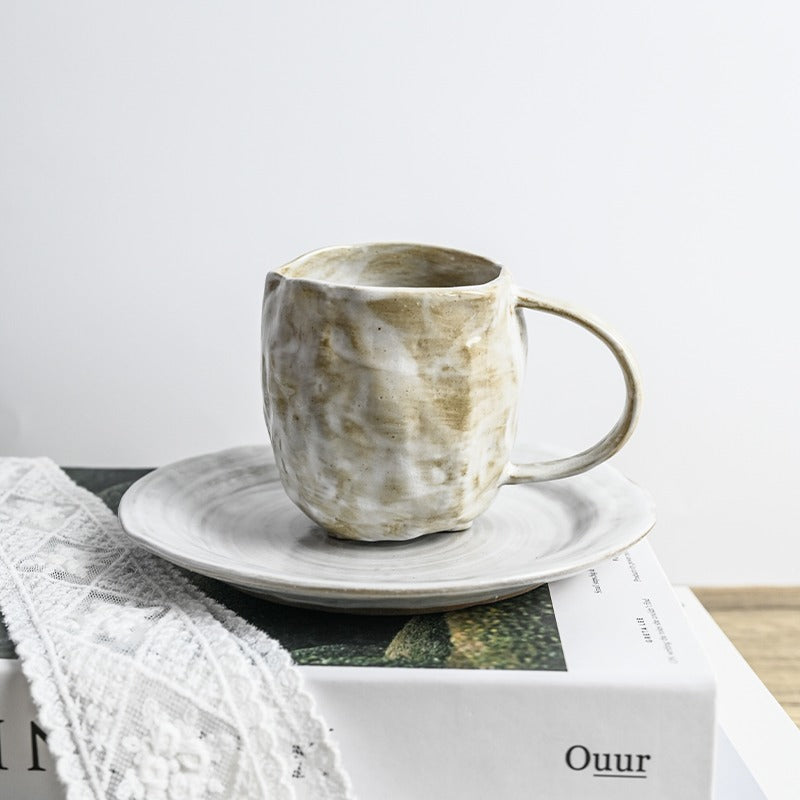 Ceramic Tea Mug with Infuser & Lid – 360ml Loose Leaf Cup