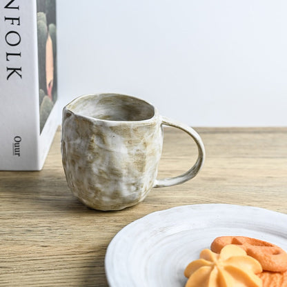 Ceramic Tea Mug with Infuser & Lid – 360ml Loose Leaf Cup