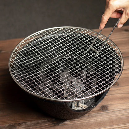 Cast Iron Tea Cooker Stove Set | Wood-Fired Ceramic Pot 2100ml