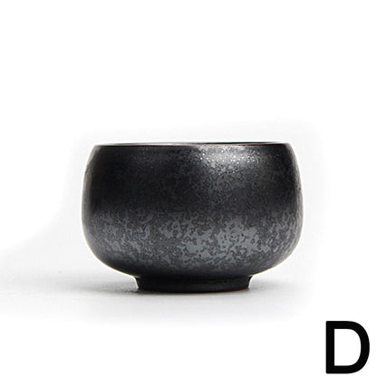 Gongfu Tea Cups Set of 2 Lava Stone Zen – 95ml Pottery