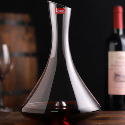 Wine Decanter Crystal Glass – Centerpoint Aerating Decanter for Wine & Spirits