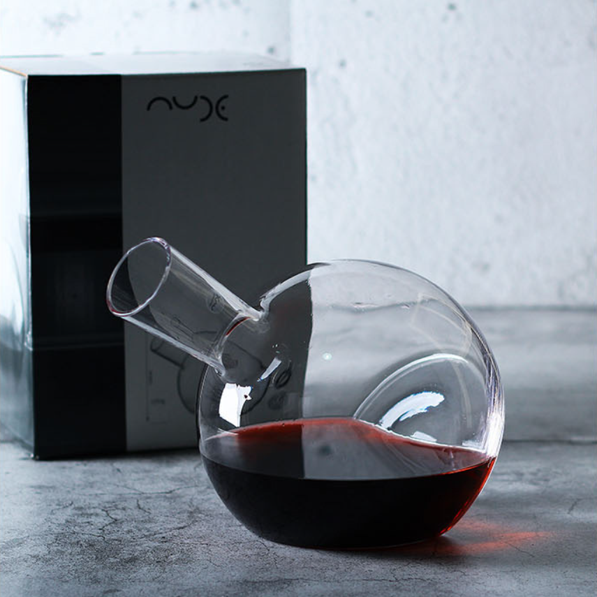 Wine Decanter Crystal Glass Sculptural Nude Art Decanter