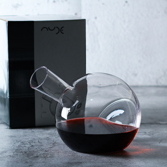 Wine Decanter Crystal Glass Sculptural Nude Art Decanter