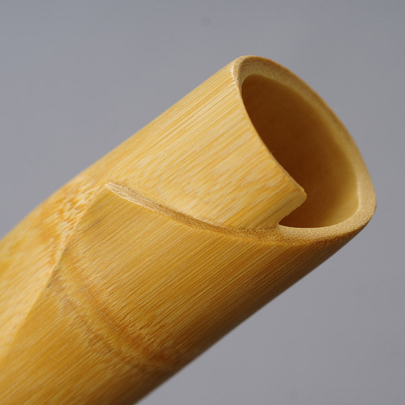 Bamboo Cha He Tea Holder Handmade Natural Scoop