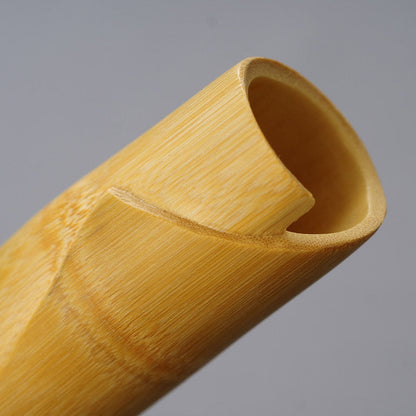 Bamboo Cha He Tea Holder Handmade Natural Scoop