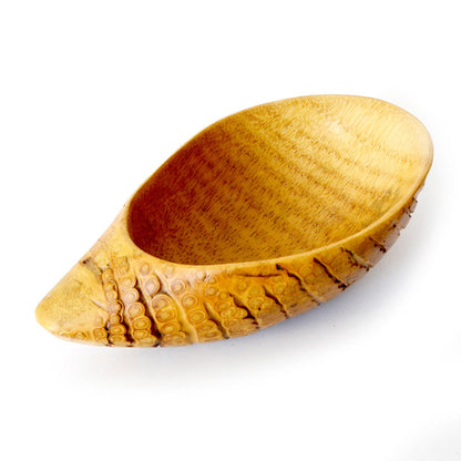 Bamboo Cha He Tea Holder – Hand-Carved Bamboo Root Tea Scoop | Gongfu Tea Ceremony Utensil, 7"-10"