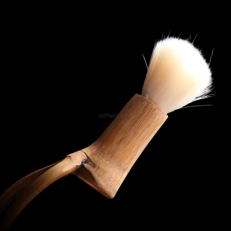 Bamboo Teapot Cleaning Brush Gongfu Tea Animal Hair 22cm