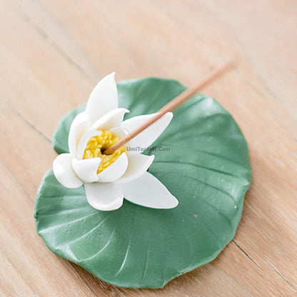 Tea Pet Lotus Flower Porcelain – Gongfu Tea Tray Decor