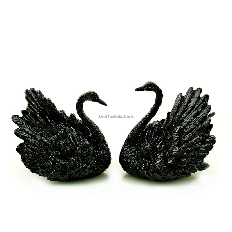 Color Changing Swan Tea Pet Set of 2 | Chinese Tea Decor