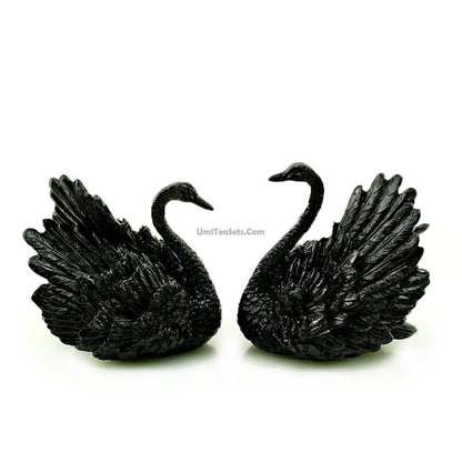 Color Changing Swan Tea Pet Set of 2 | Chinese Tea Decor