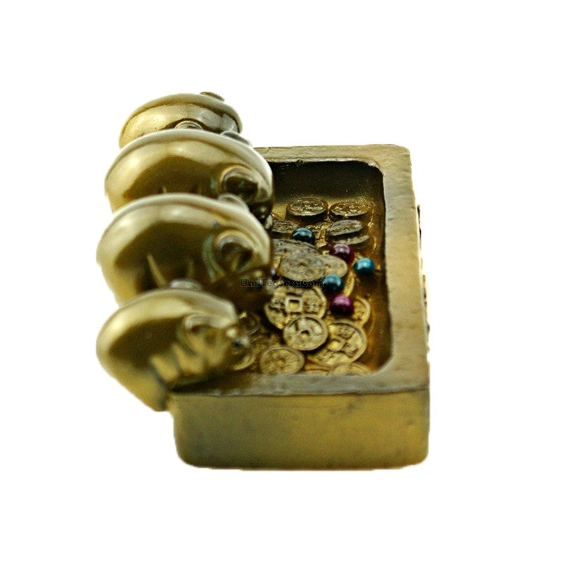 Color Changing Golden Pig Tea Pet Heat-Sensitive