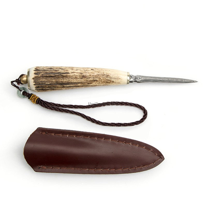 Pu-erh Tea Knife Poplar Wood with Leather Case – Tea Pry Needle