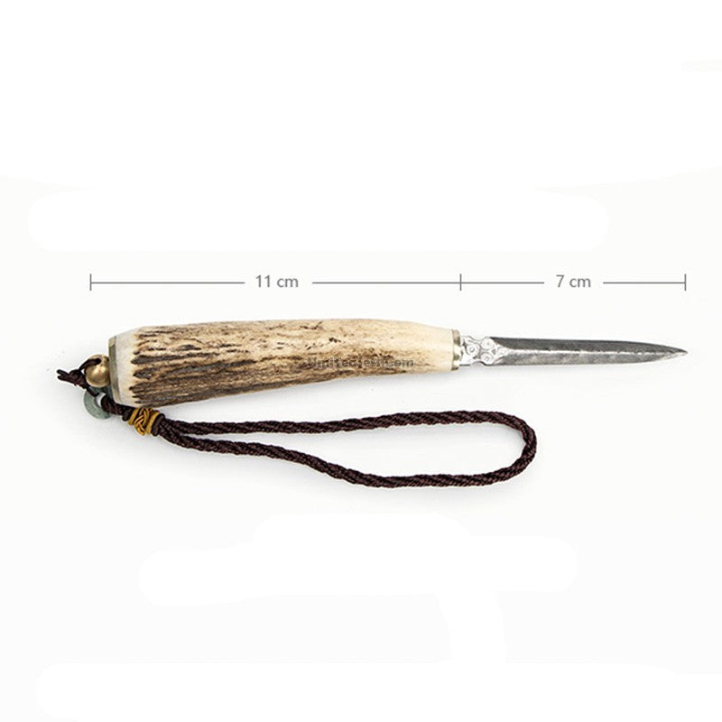 Pu-erh Tea Knife Poplar Wood with Leather Case – Tea Pry Needle