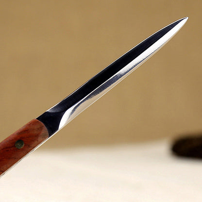 Puer Tea Knife Solid Wood & Stainless Steel | Tea Pick Tool