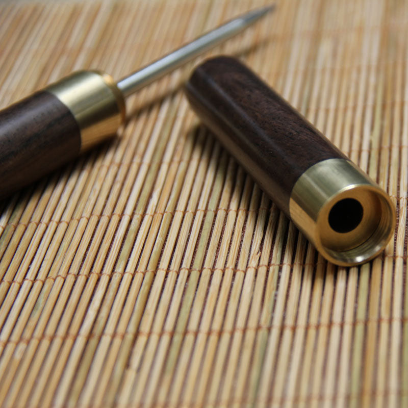 Puer Tea Knife Rosewood Handle Stainless Steel Tea Needle