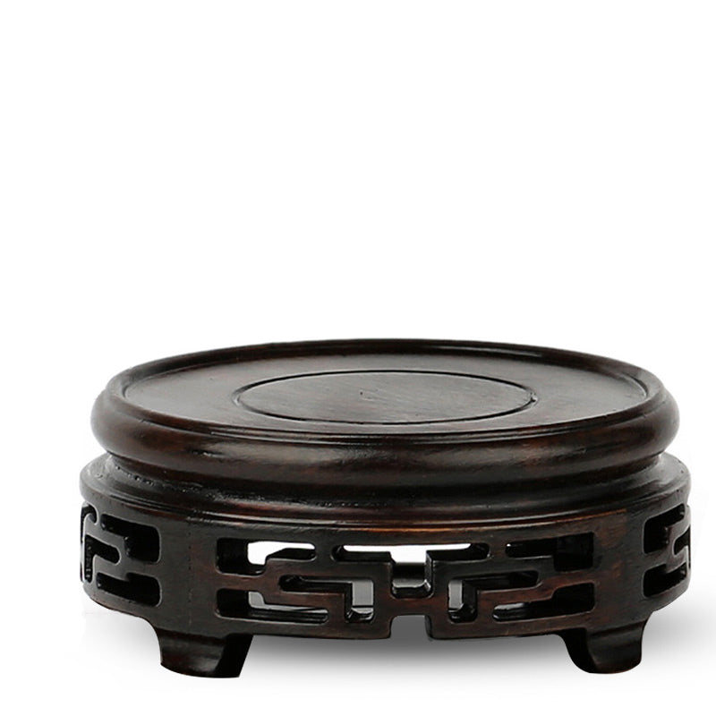 Ebony Wood Teapot Stand Solid African Ebony S M L