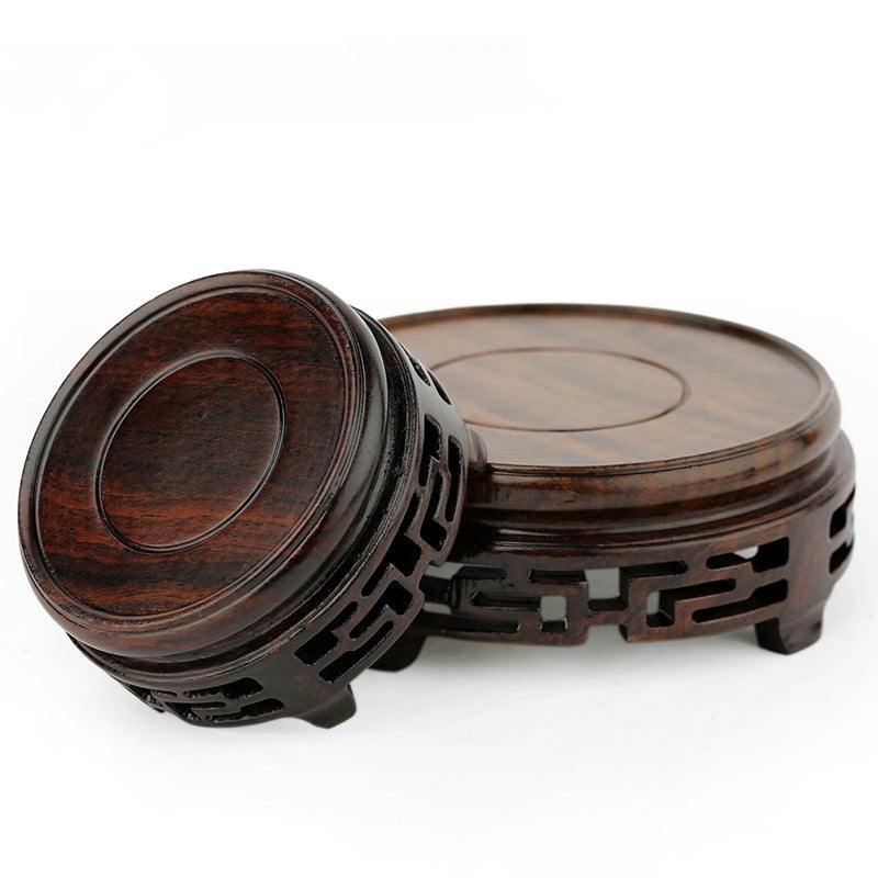 Ebony Wood Teapot Stand Solid African Ebony S M L