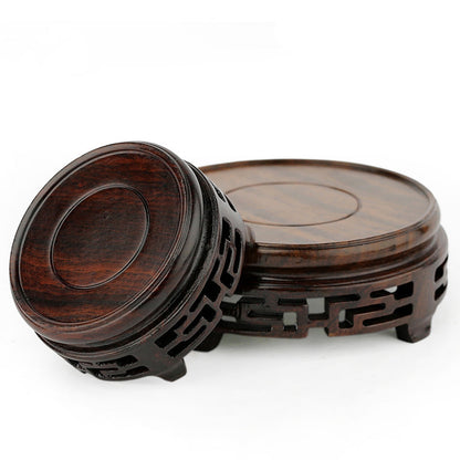 Ebony Wood Teapot Stand Solid African Ebony S M L