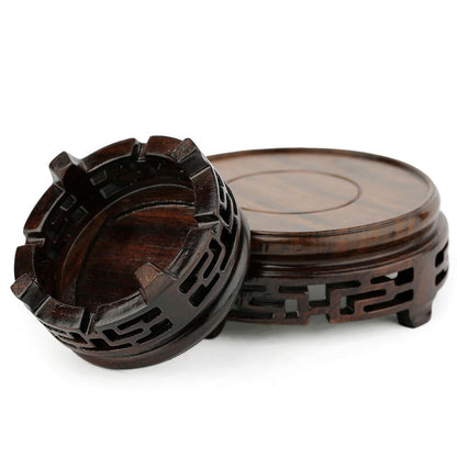 Ebony Wood Teapot Stand Solid African Ebony S M L
