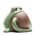 Ge Kiln Clay Frog Tea Pet Chinese Tea Tray Decor