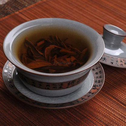 Ice Crack Gaiwan Tea Cup Set with Lid & Saucer 140ml