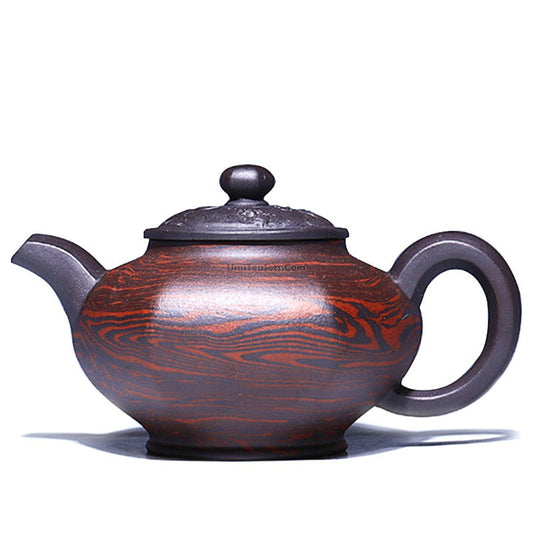 Yixing Purple Clay Teapot Hexagonal Zisha Gongfu